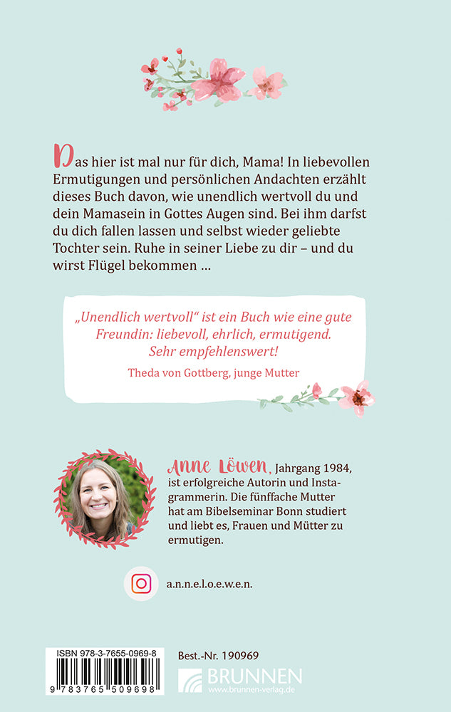 Backcover zum Titel Unendlich wertvoll