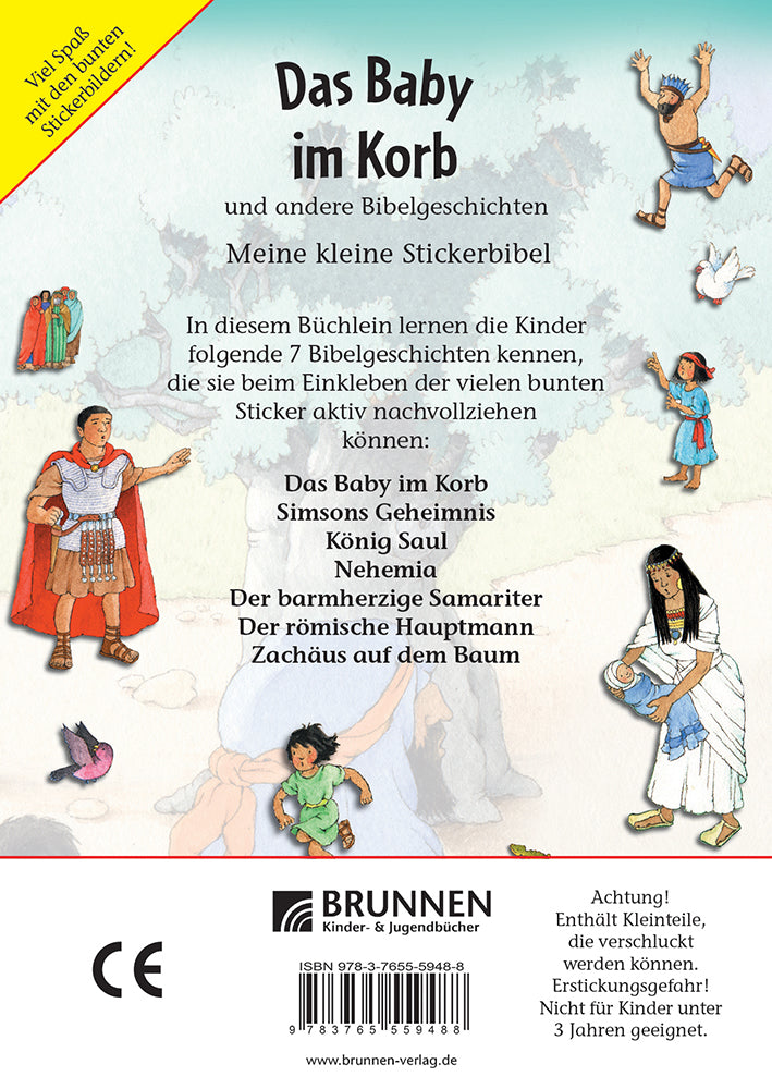 Backcover zum Titel Das Baby im Korb