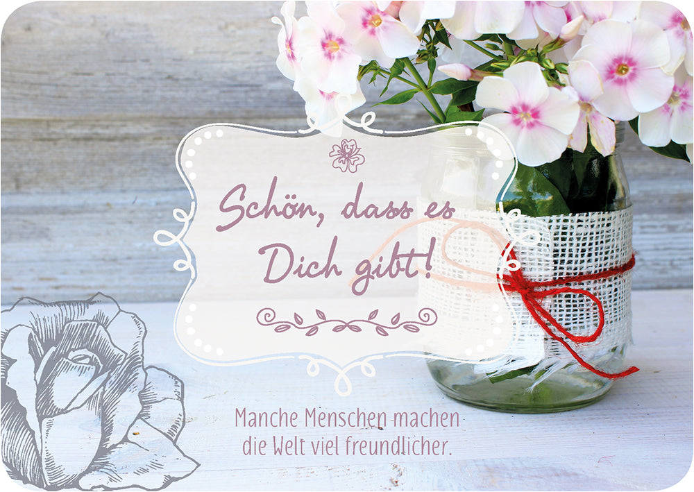 Frontcover zum Titel Schön, dass es dich gibt! Manche Menschen machen die Welt viel freundlicher.