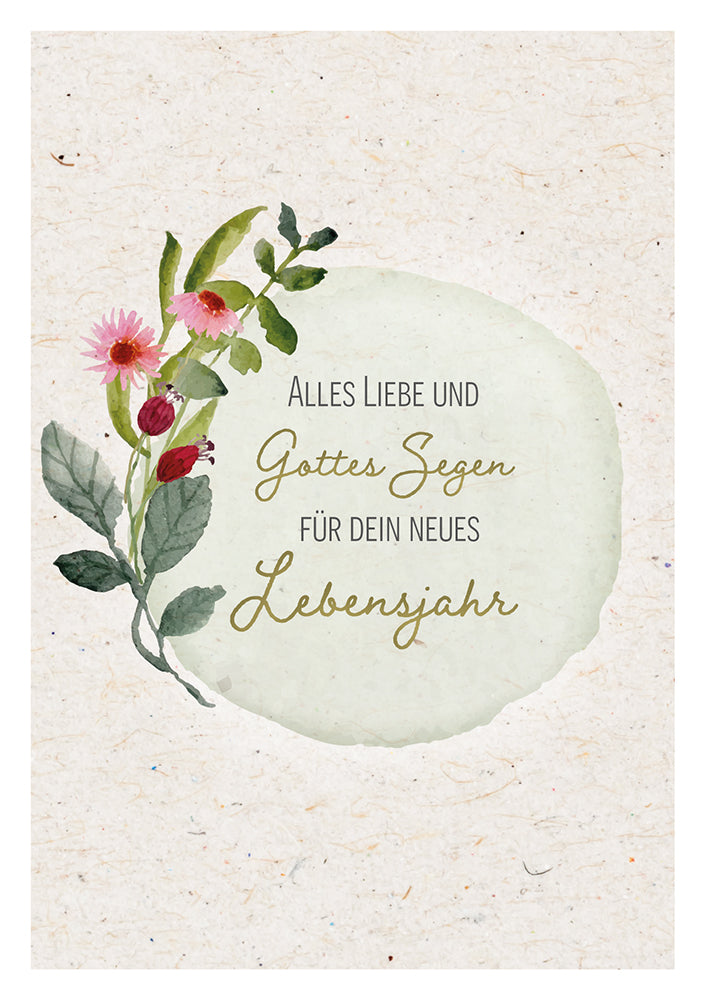 Frontcover zum Titel Alles Liebe und Gottes Segen für dein neues Lebensjahr