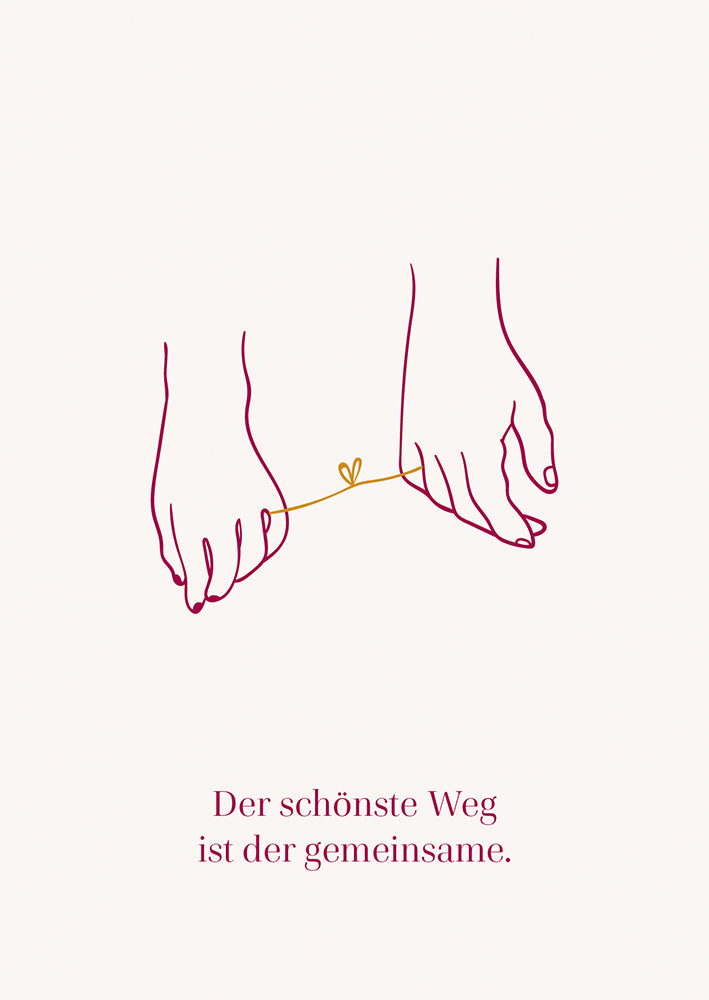 Frontcover zum Titel Der schönste Weg ist der gemeinsame