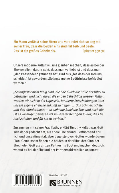 Backcover zum Titel Ehe