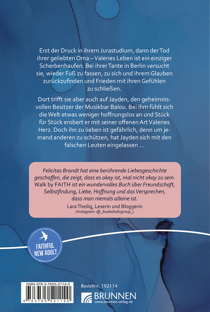 Backcover zum Titel Walk by FAITH