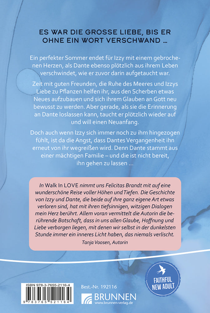 Backcover zum Titel Walk in LOVE