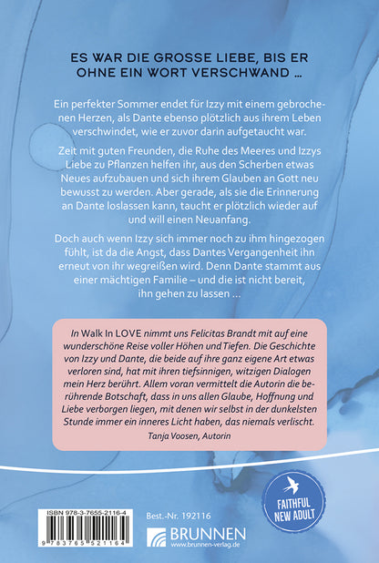 Backcover zum Titel Walk in LOVE