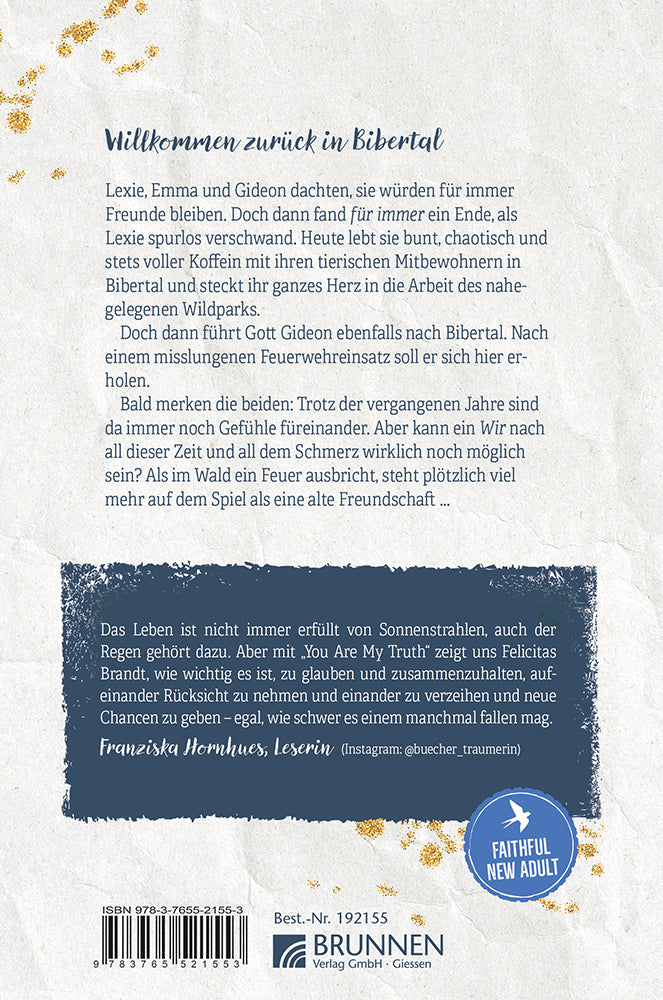 Backcover zum Titel You Are My TRUTH
