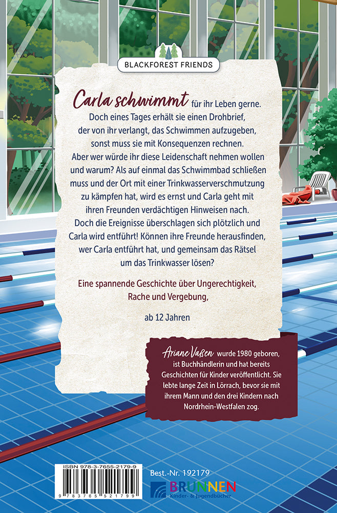 Backcover zum Titel Carla: Skandal im Schwimmbad
