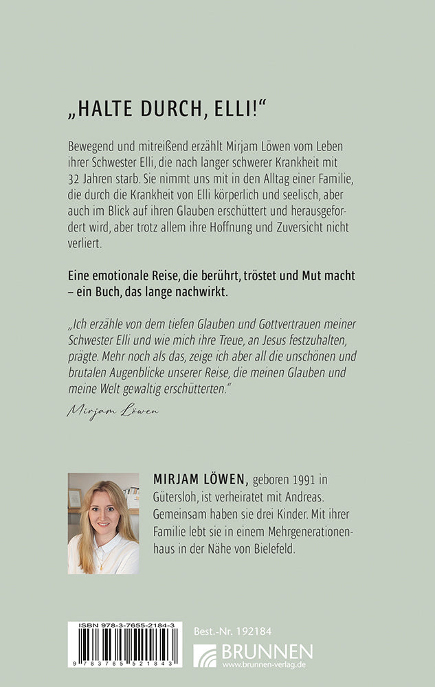 Backcover zum Titel Mutig und stark - Meine Schwester Elli