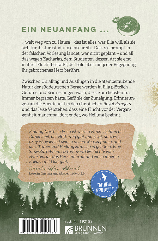 Backcover zum Titel Finding North - Mein Pfad zu Dir
