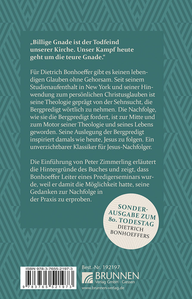 Backcover zum Titel Nachfolge