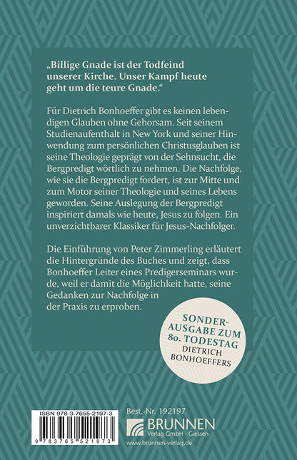 Backcover zum Titel Nachfolge