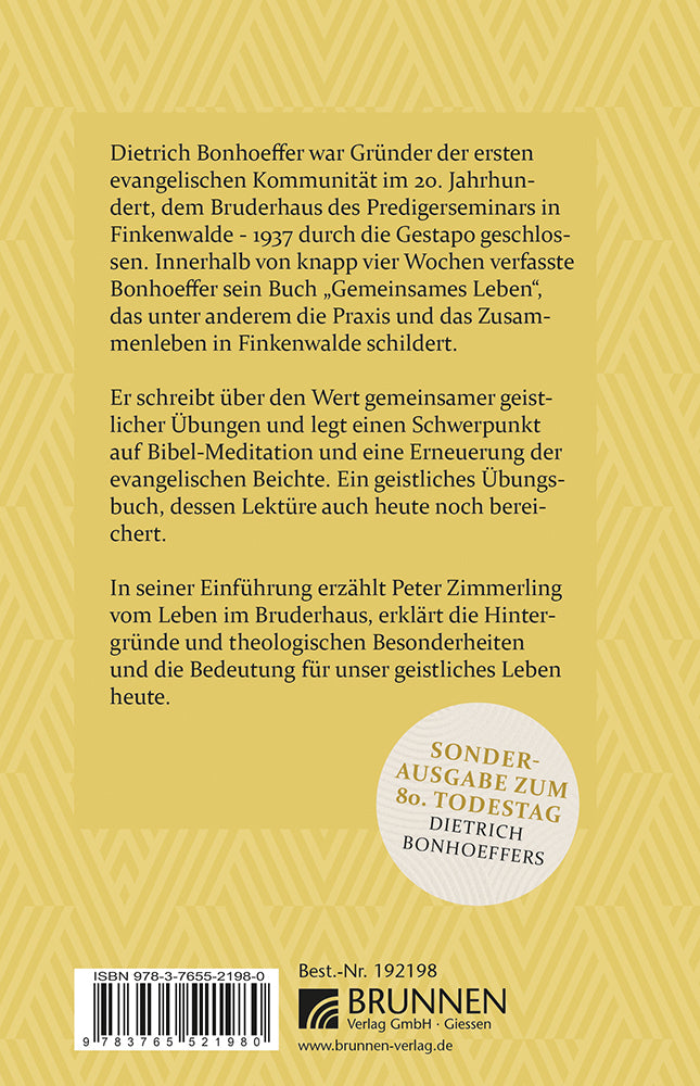 Backcover zum Titel Gemeinsames Leben