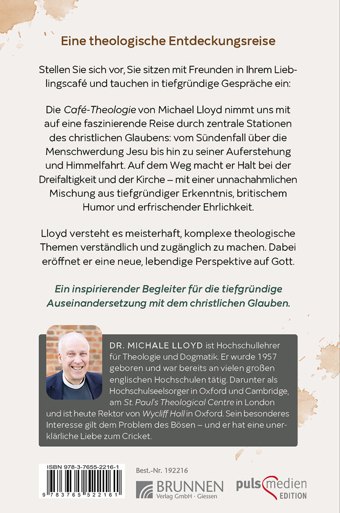 Backcover zum Titel Café-Theologie