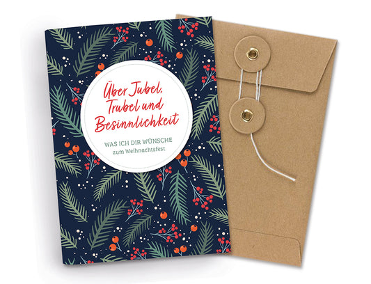 Frontcover zum Titel Über Jubel, Trubel und Besinnlichkeit - A6 Heft