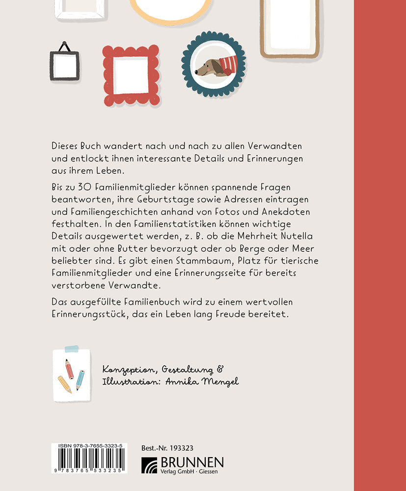 Backcover zum Titel Meine Familie in einem Buch