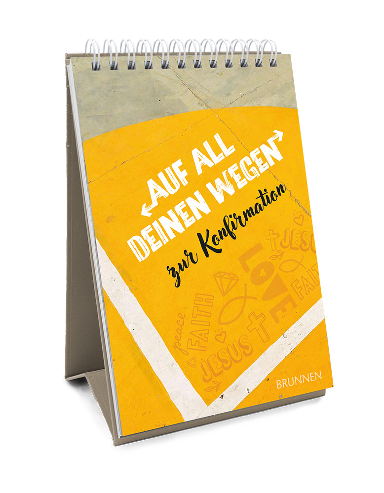Frontcover zum Titel Auf all deinen Wegen - Aufstellbuch