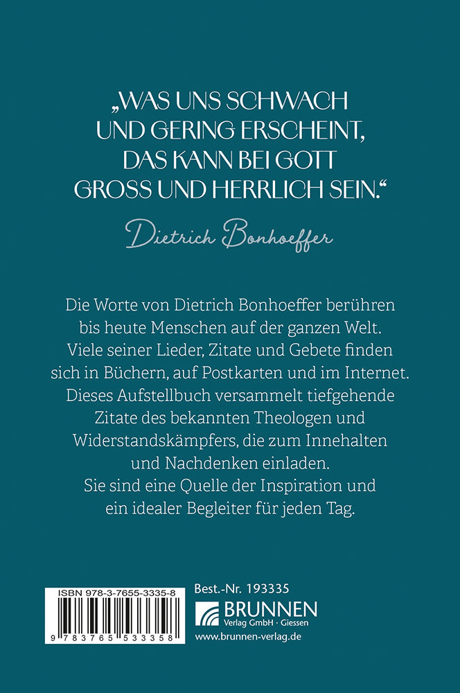 Backcover zum Titel Behütet und getröstet - Aufstellbuch