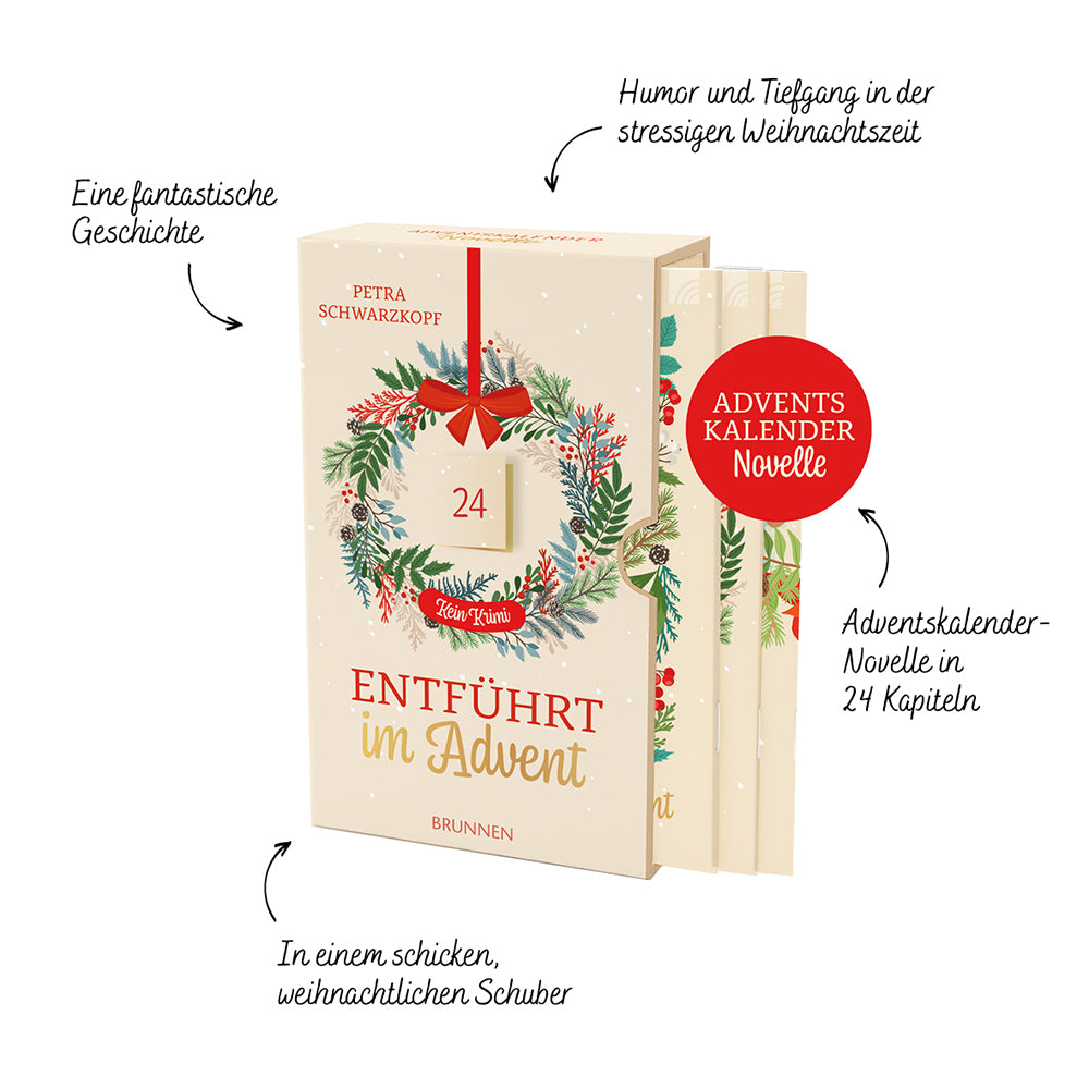 Produktbild zum Titel Entführt im Advent - kein Krimi: Adventskalendernovelle
