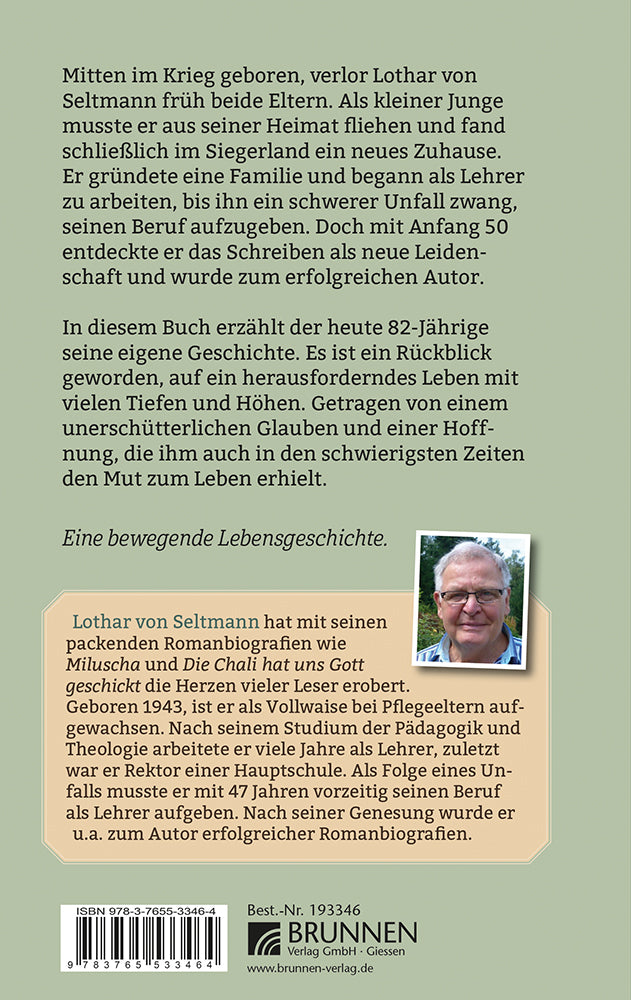 Backcover zum Titel Trotz allem erlöst, vergnügt, befreit