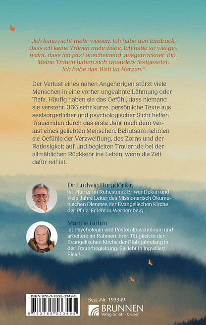 Backcover zum Titel Trauern braucht seine Zeit