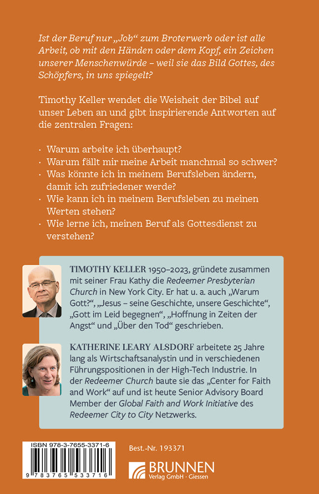 Backcover zum Titel Berufung