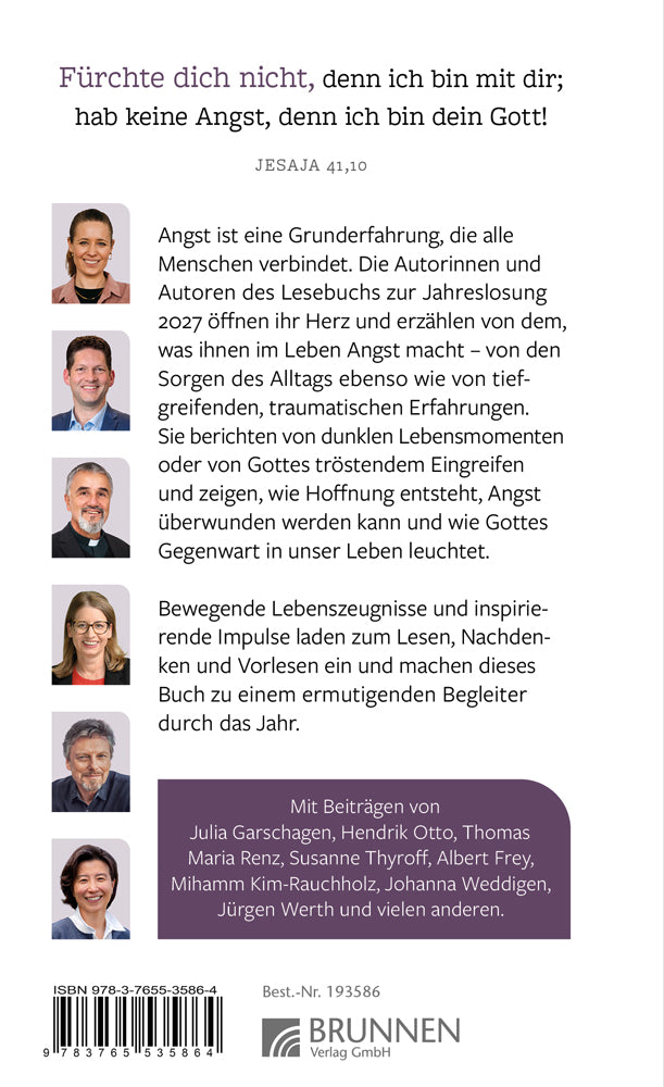 Backcover zum Titel Fürchte dich nicht!