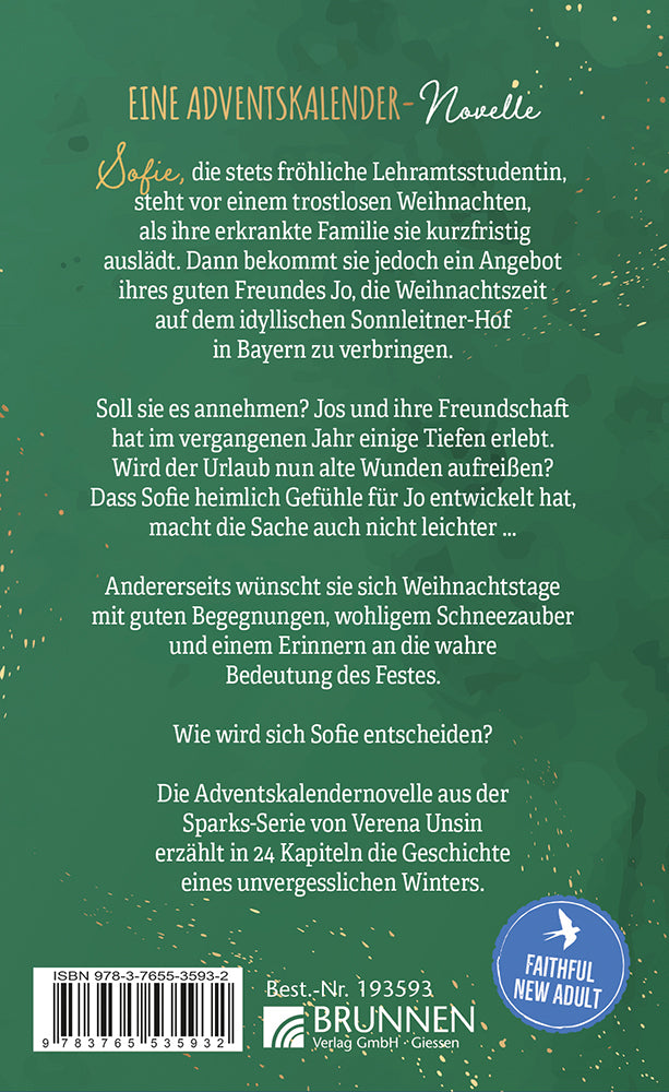 Backcover zum Titel Sparks of Christmas