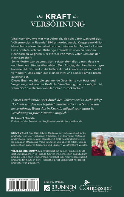 Backcover zum Titel Die Kraft der Versöhnung
