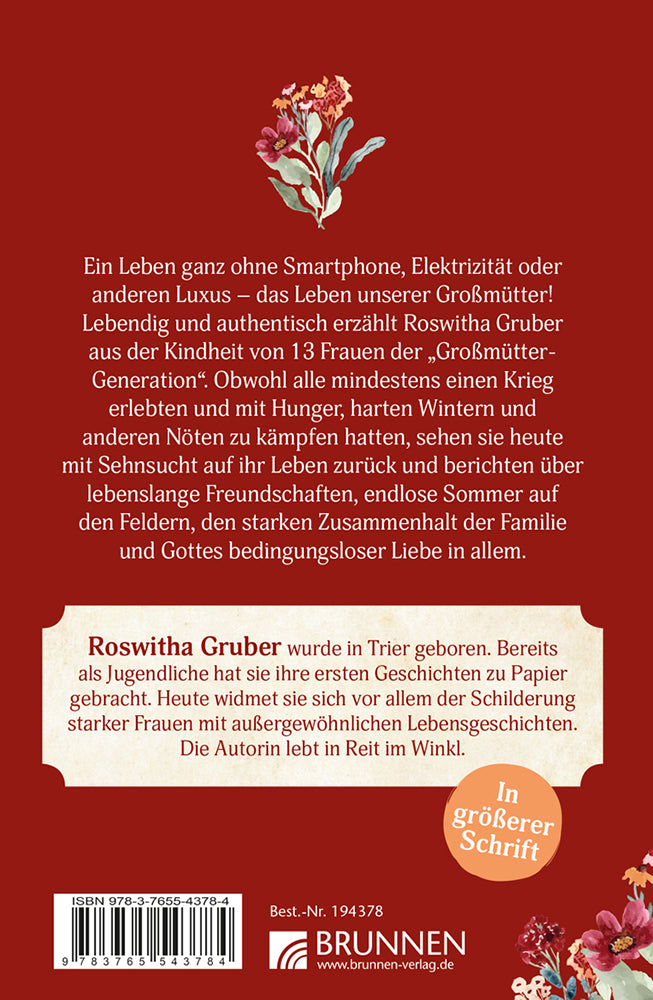 Backcover zum Titel Vom Zauber der Kindheit