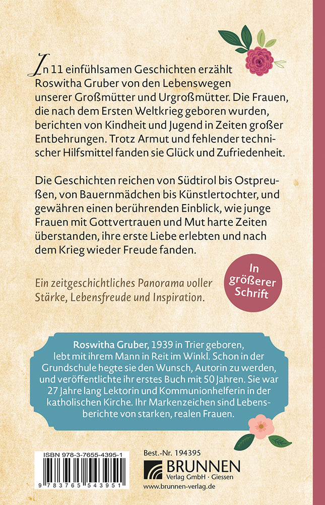 Backcover zum Titel Großmütter erinnern sich
