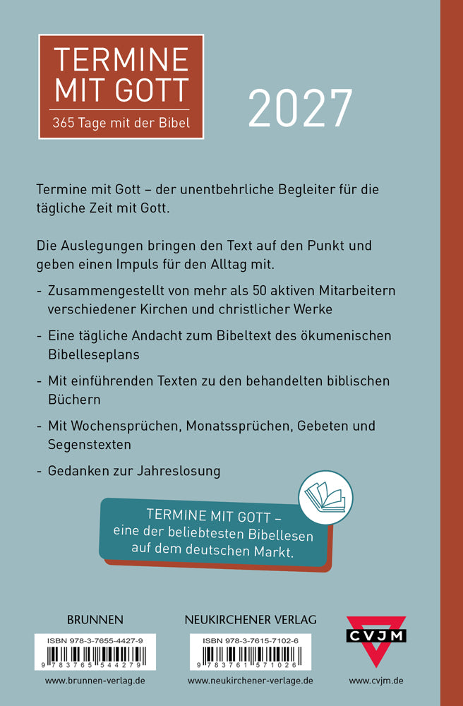 Backcover zum Titel Termine mit Gott 2027
