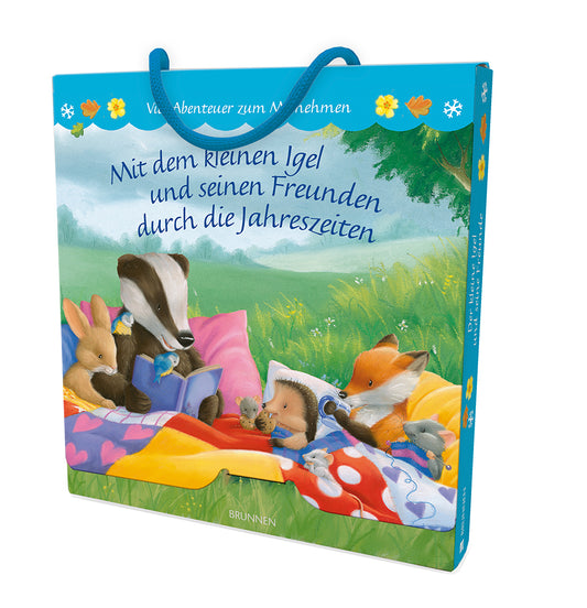 Frontcover zum Titel Mit dem kleinen Igel und seinen Freunden durch die Jahreszeiten
