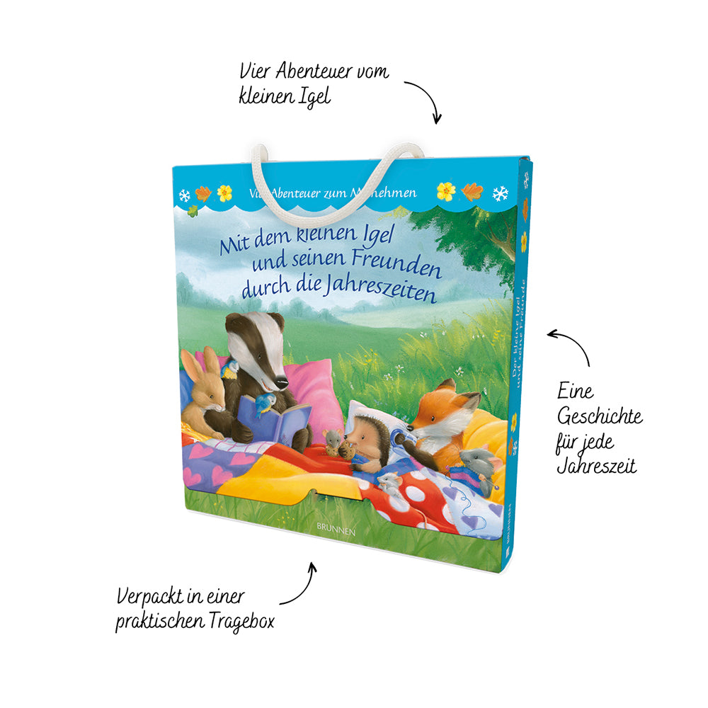 Produktbild zum Titel Mit dem kleinen Igel und seinen Freunden durch die Jahreszeiten