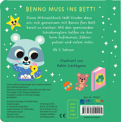 Backcover zum Titel Benno, Zeit fürs Bett!