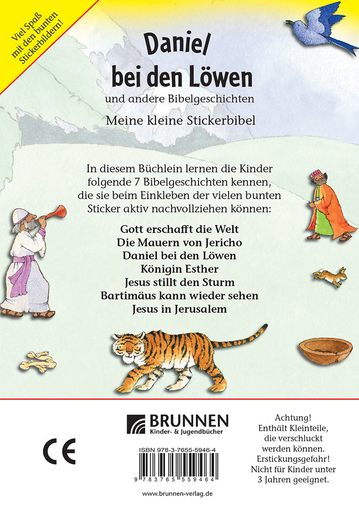 Backcover zum Titel Daniel bei den Löwen