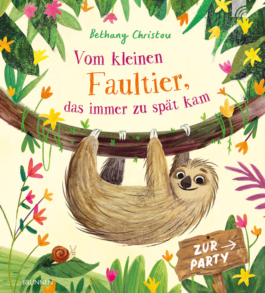Frontcover zum Titel Vom kleinen Faultier, das immer zu spät kam