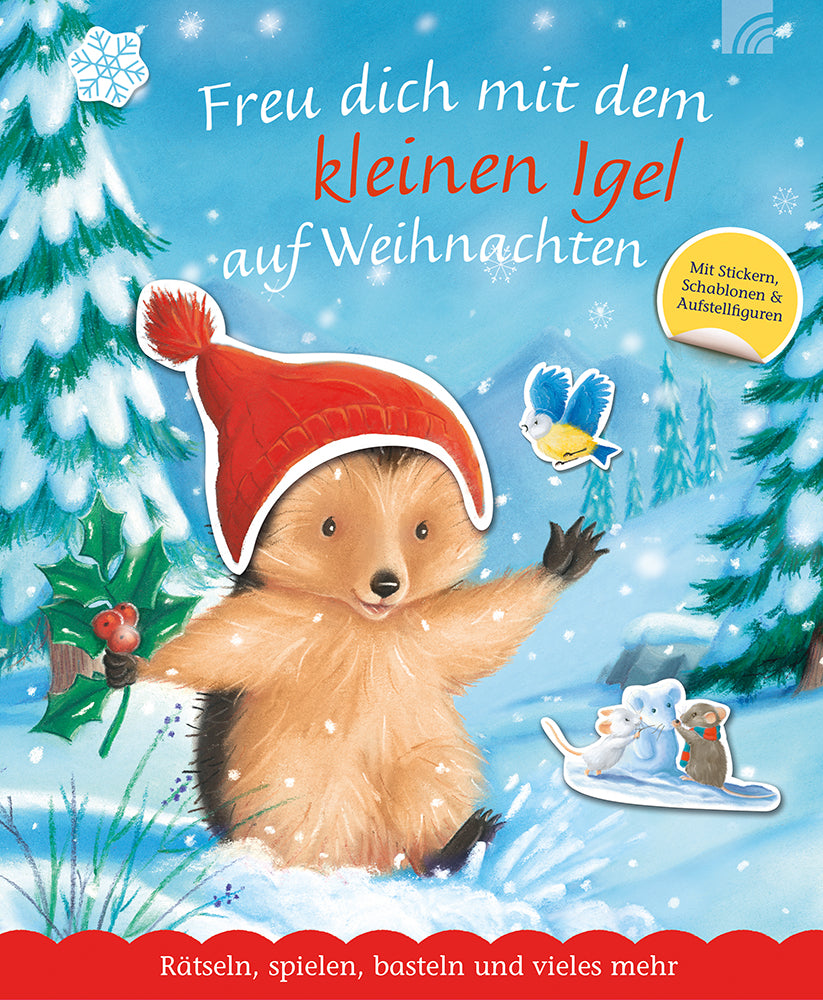 Frontcover zum Titel Freu dich mit dem kleinen Igel auf Weihnachten