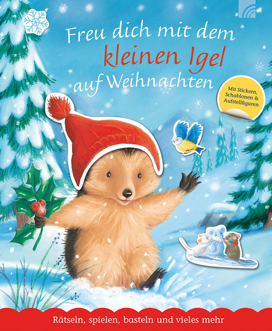 Frontcover zum Titel Freu dich mit dem kleinen Igel auf Weihnachten
