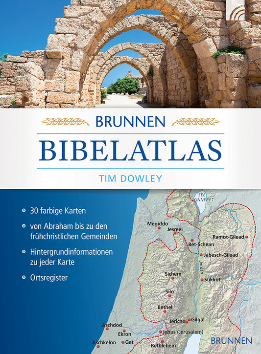 Frontcover zum Titel Brunnen Bibelatlas