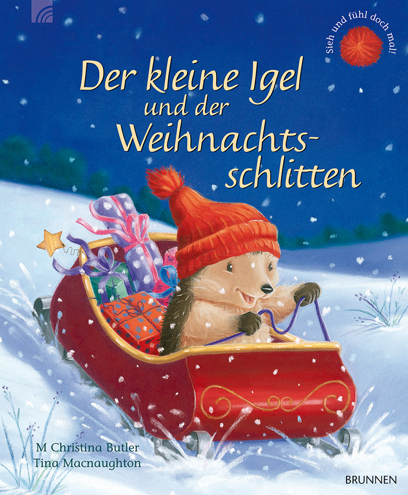 Frontcover zum Titel Der kleine Igel und der Weihnachtsschlitten