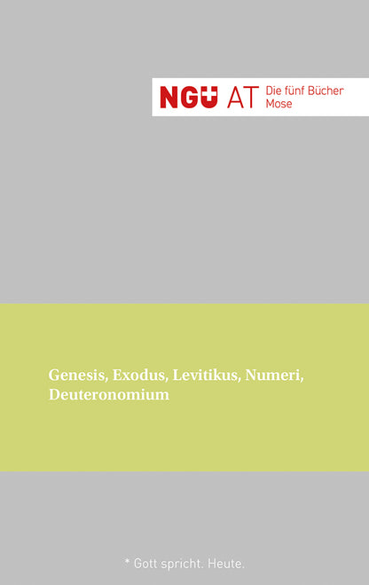 Frontcover zum Titel NGÜ AT: Die fünf Bücher Mose