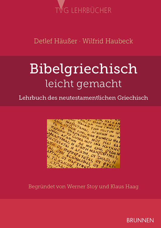 Frontcover zum Titel Bibelgriechisch leicht gemacht