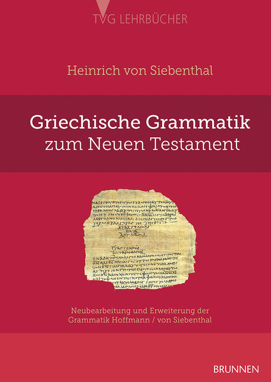 Frontcover zum Titel Griechische Grammatik zum Neuen Testament