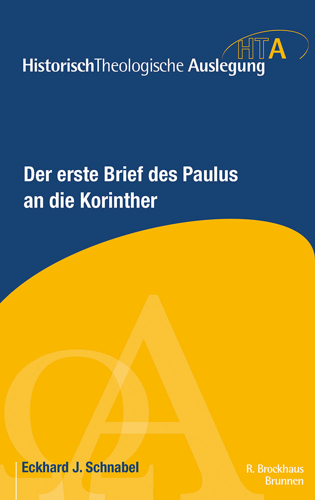 Frontcover zum Titel Der erste Brief des Paulus an die Korinther