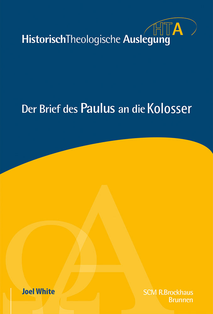 Frontcover zum Titel Der Brief des Paulus an die Kolosser