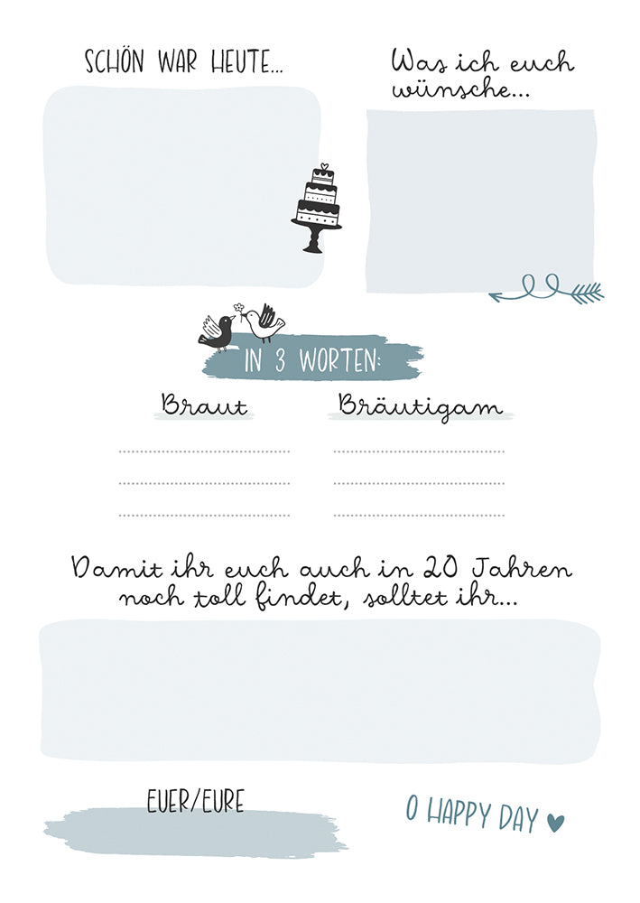  zum Titel Gästebuch-Karten