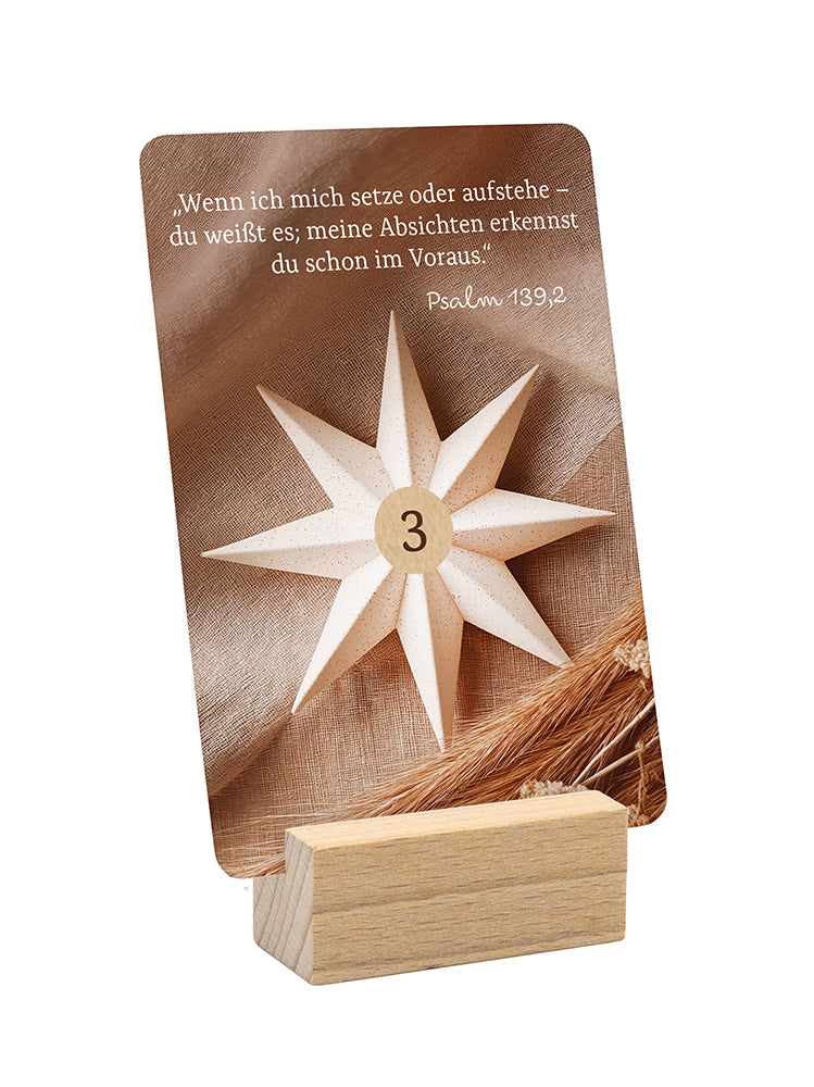  zum Titel 24 Herzenswege zur Krippe mit Psalm 139 - Mini-Adventskalender