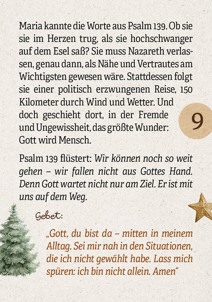  zum Titel 24 Herzenswege zur Krippe mit Psalm 139 - Mini-Adventskalender