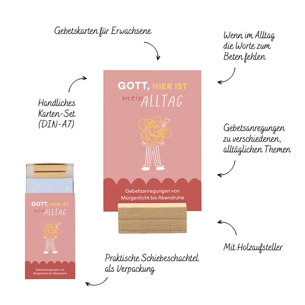  zum Titel Gott, hier ist mein Alltag - Gebetskarten-Set
