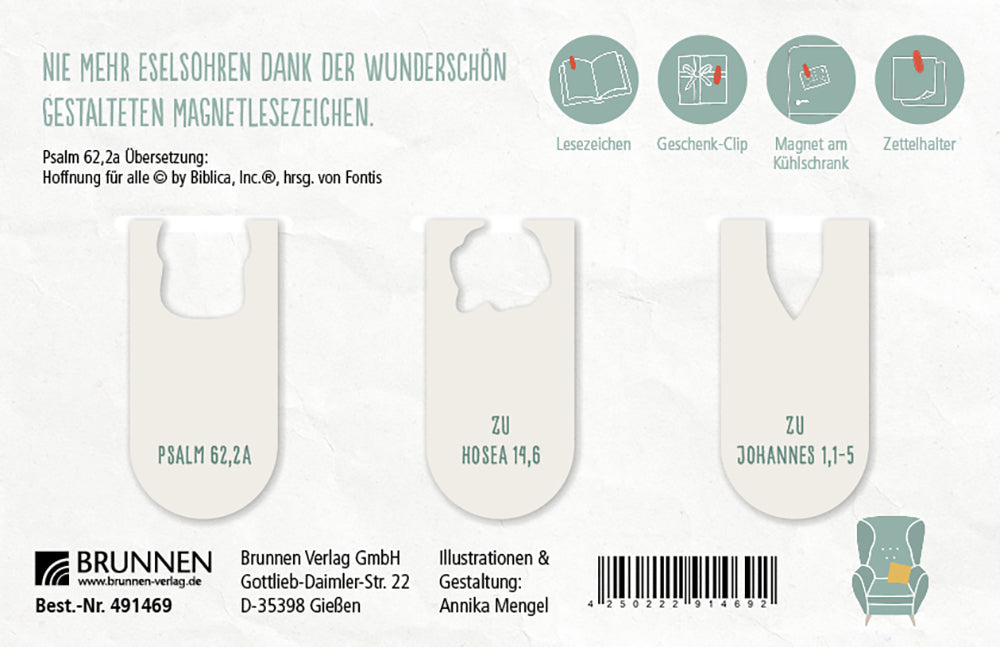  zum Titel Treue Wortbegleiter - Magnetische Lesezeichen